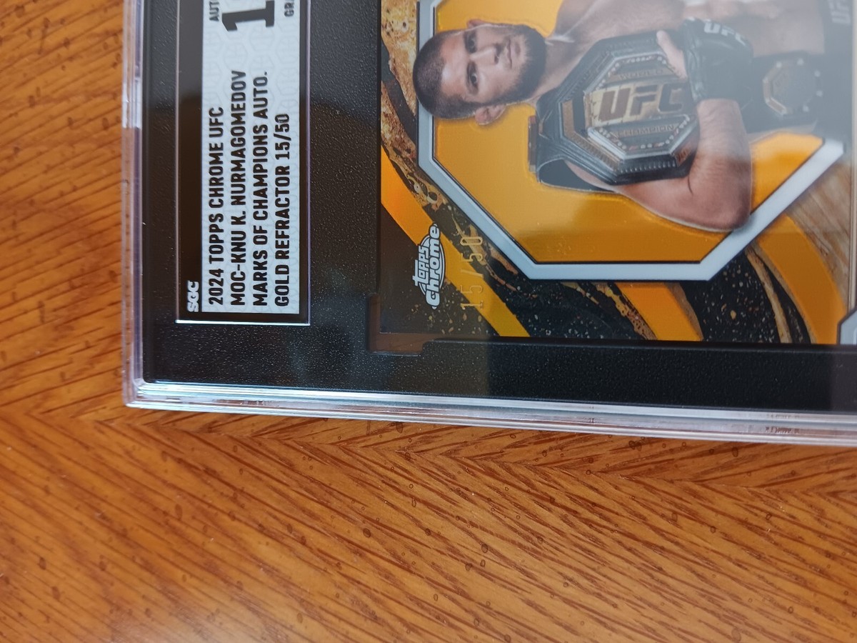 2024 Topps Chrome UFC - Marks of Champions Autographs Khabib