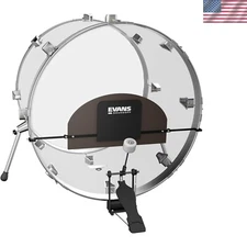 Acoustic Drum Set SoundOff Mute Pack - Fits 18-26" Bass Drums, Silence & Rebound