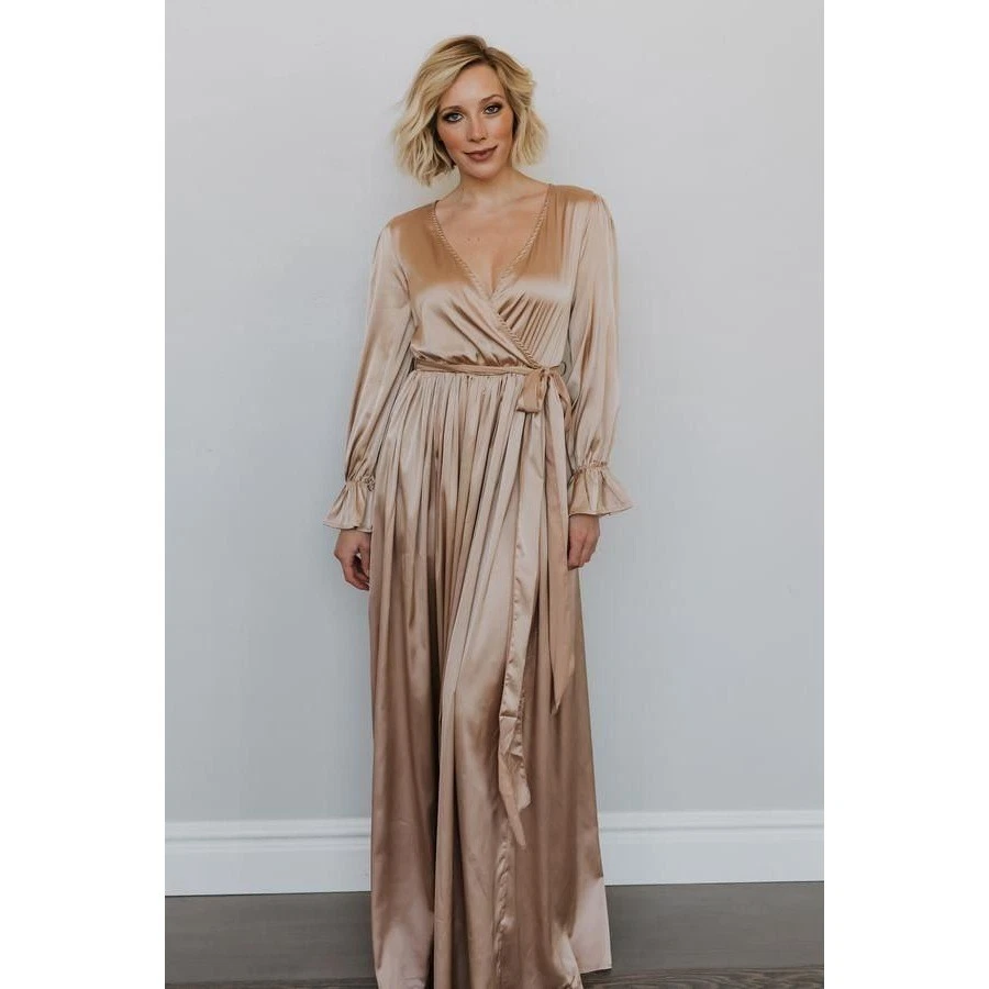 womens long sleeve gold dress 25+ Dresses Maxi for sale simple gold dress