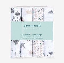 Aden Anais 4-Pack Muslin Swaddle Blankets   Bear Necessities