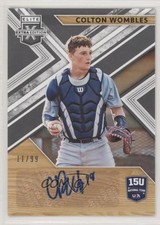 2019 Panini Elite Extra Edition Black 11/99 Colton Wombles #15U-CW Auto uk2
