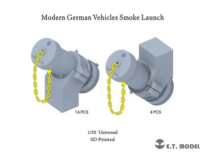 ETmodel Universal 1/35 Modern German Vehicles Smoke Launch 3D Resin Parts