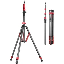 Light Stand Carbon Fiber, Adjustable Tripod Stand for Photography, 260cm/102i...