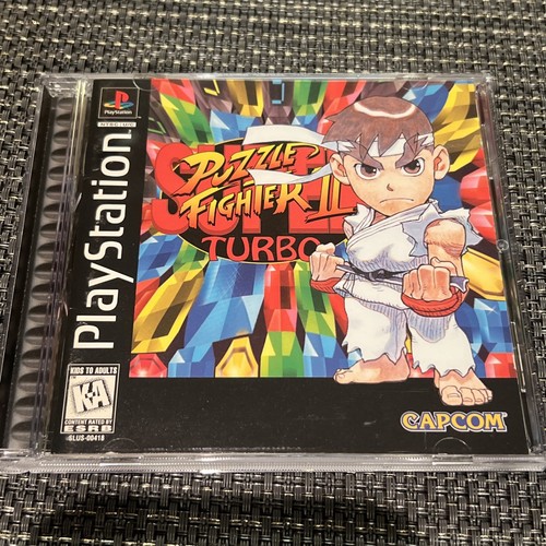 Super Puzzle Fighter II Turbo (Sony PlayStation 1, Video Game)