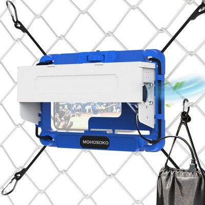 Phone Fence Mount with Shade & Cooling Fan - Foldable Game Changer Mounting Kit