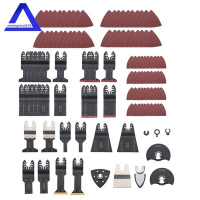Oscillating Saw Blades Wood Metal Cutting Multitool Bi-Metal Blades Kits 116Pack