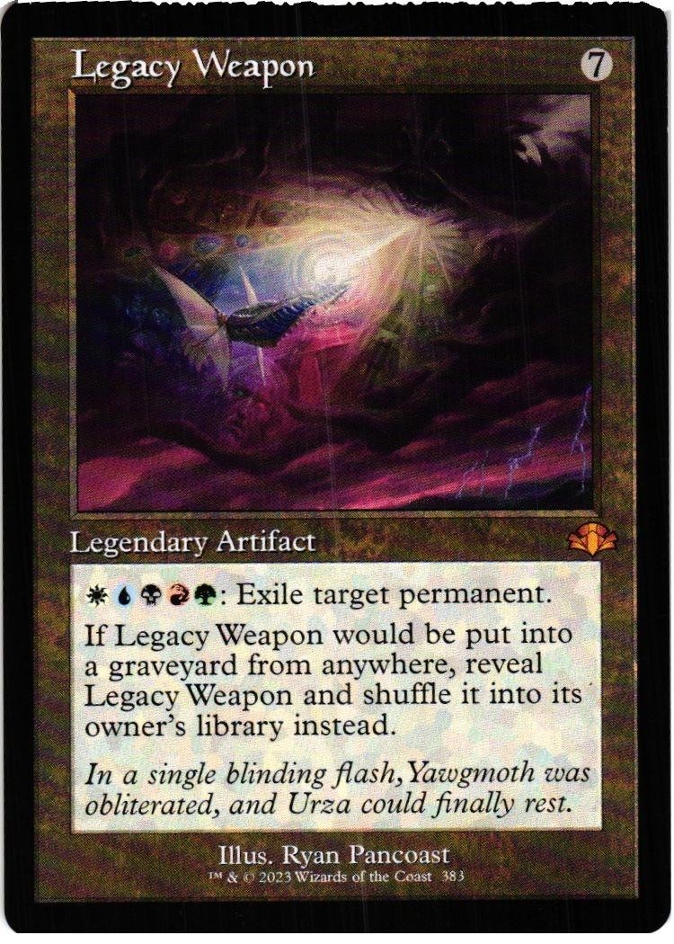 Legacy Weapon (Retro Frame) 383 Mythic Dominaria Remastered NM MTG