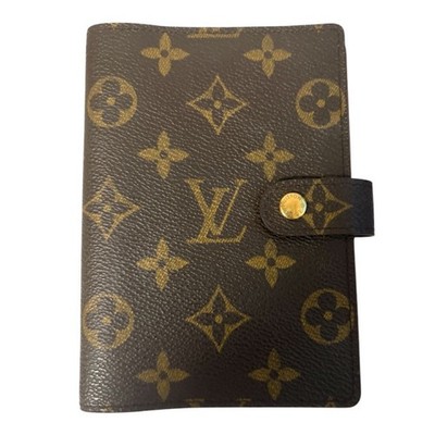 LOUIS VUITTON Agenda PM Notebook Cover Monogram R20005 6 Ring Organizer NO BOX