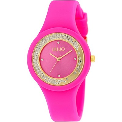 Womens Wristwatch LIU JO Luxury DANCING SPORT TLJ1424 Silicone Fuchsia