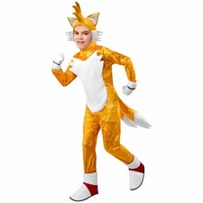 Tails Sonic the Hedgehog Deluxe Sega Video Game Movie Child Boys Costume