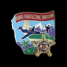 Secret Service NPD PPD Richard Nixon Presidential Protective Detail Lapel Pin