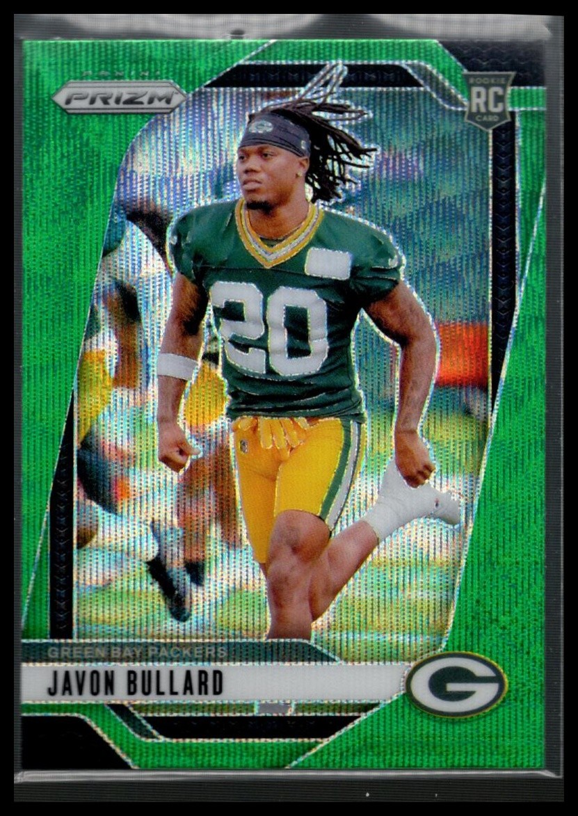 2024 Panini Prizm #345 Javon Bullard Neon Green Pulsar