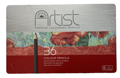 Fantasia Artist Premium Coloring Pencils Set of 36 Color Pencils Only Slight Use