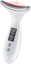 7 Color LED Red Light Therapy Face And Neck Massager Facial Lifting Skin Tigh...
