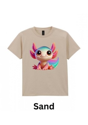 Axolotl Kinder T-Shirt, verschiedene Farben und Größen verfügbar
