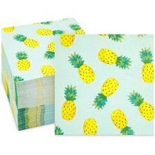 PineParty Cocktail Napkins 5 In, 100 Pack