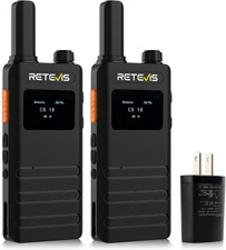 Retevis B3S Walkie Talkie FRS Portable Two-Way Radio LCD For Family Outdoor Trip