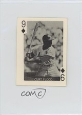 1969 Globe Imports Playing Cards Gas Station Issue Curt Flood #9D 2n4