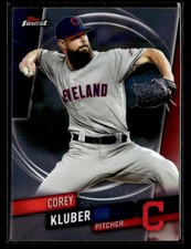 2019 Finest #72 Corey Kluber Card Cleveland Indians