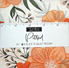 MODA  FABRICS "POTTED BY KILEY'S  QUILT ROOM"CHARM PACK BTCP