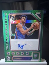 Keyontae Johnson 2023 Optic SS-JHN Signature Series Green Prizm Auto Rookie RC 