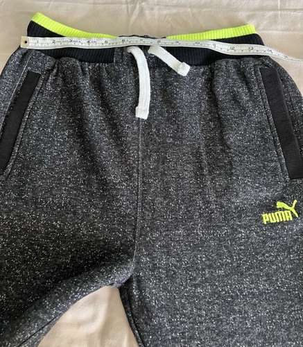 PUMA Boys Joggers Pant 2 Side Pockets Black Heather Extra Large (18-20) - Picture 6 of 7