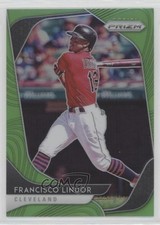 2020 Panini Prizm Tier II Lime Green Prizm 35/125 Francisco Lindor #138 md3