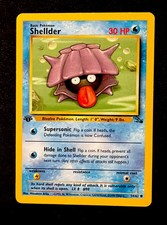 Shellder [1st Edition] #54 Prices | Pokemon Fossil | Pokemon Cards
