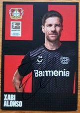 Xabi Alonso Orig Autogramm signiert DFB Fußball Leverkusen Real Madrid 2025 - AK
