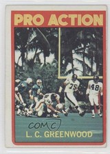 1972 Topps Pro Action LC Greenwood #257 2f4