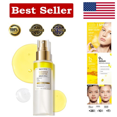 #ad SKINTIFIC Radiance Booster Serum Spray Hydrating Face Mist with Bifida Ferm... $23.06