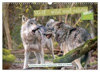 "Calendar 2027 · US Version · Wolf - Wild And Beautiful (Wall Calendar 2027 17\" ×"