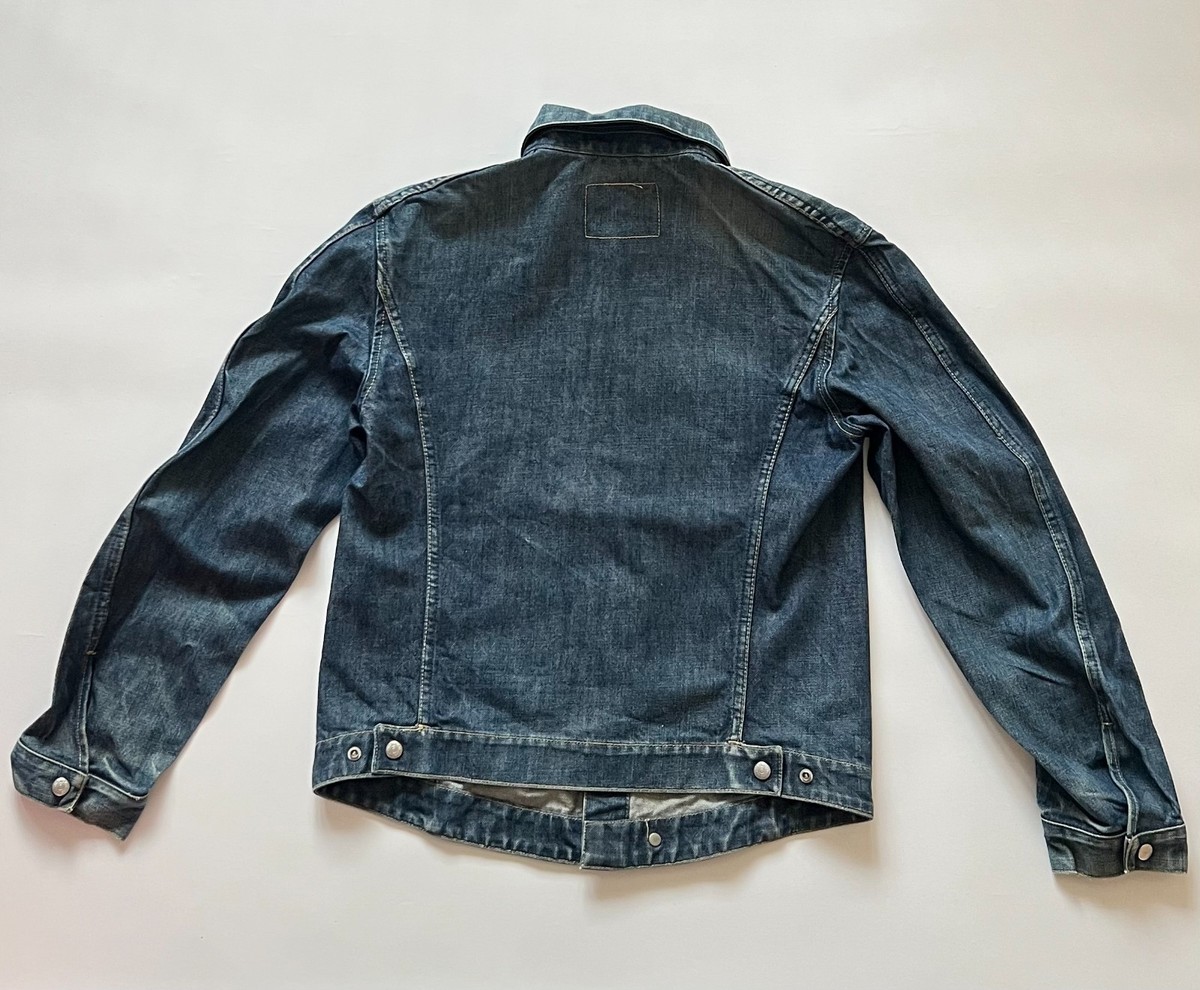 Vintage Levi's Engineered Jeans Denim Jacket Medium M Trucker Blue