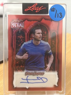 2025 METAL HALLOWEEN FRANK LAMPARD /13 AUTO-BLOOD PRISMATIC