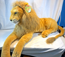 NWT Melissa & Doug Large Plush Lion Jumbo Life Like Animal Huge 6ft Total Length