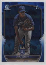 2023 Bowman Chrome Draft Sapphire Edition Hiro Wyatt #BDC-80 11oh