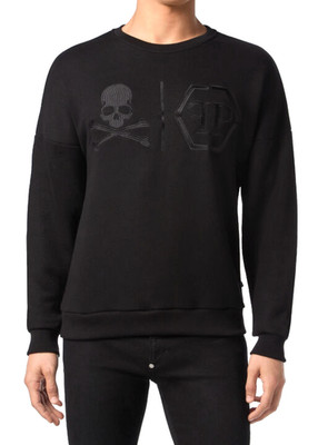 PHILIPP PLEIN HOMME SKULL STATEMENT SWEATSHIRT PULLOVER PULLI SWEATER JUMPER XL