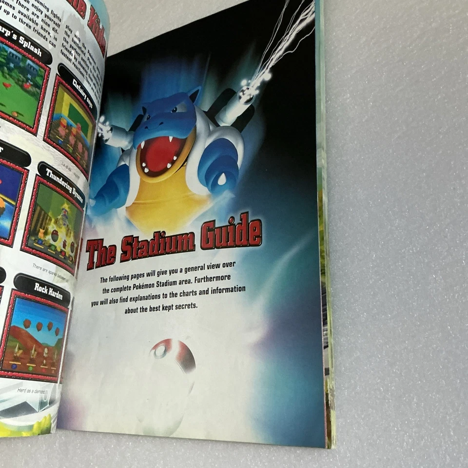 POKEMON STADIUM N64 STRATEGY GUIDE BOOK Official Nintendo 64 Game withfoldout - Image 3 of 4