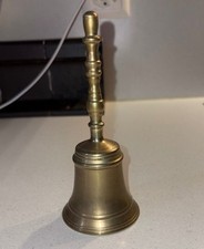 Vintage / Antike Messing Klingel / Glocke sehr sch&ouml;ner klang, handgefertigt