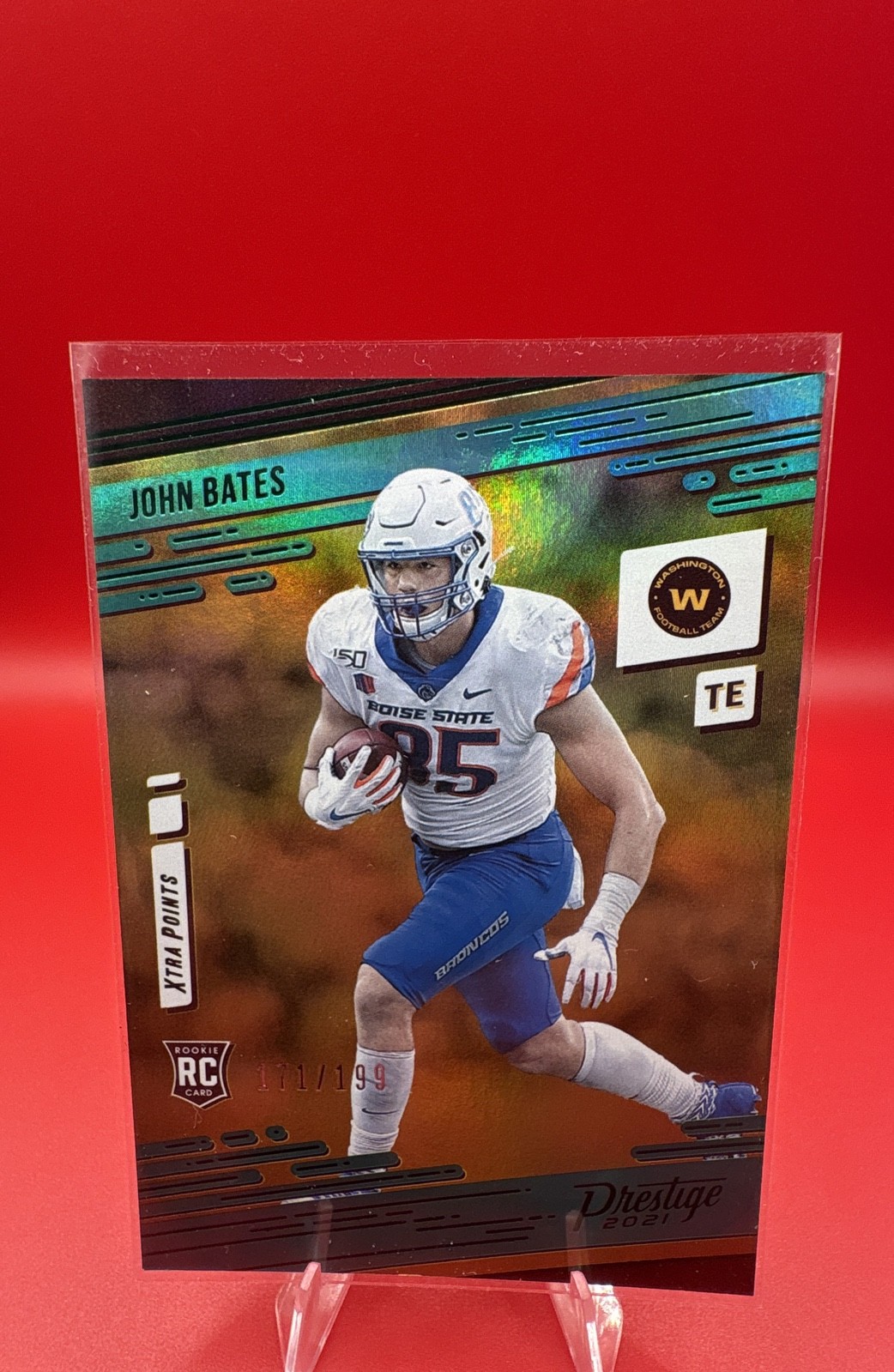 John Bates Panini Prestige #279 Green Premium Xtra Points