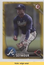 2016 Bowman Draft Top Prospects Gold 38/50 Anfernee Seymour #BD-168 READ z6b