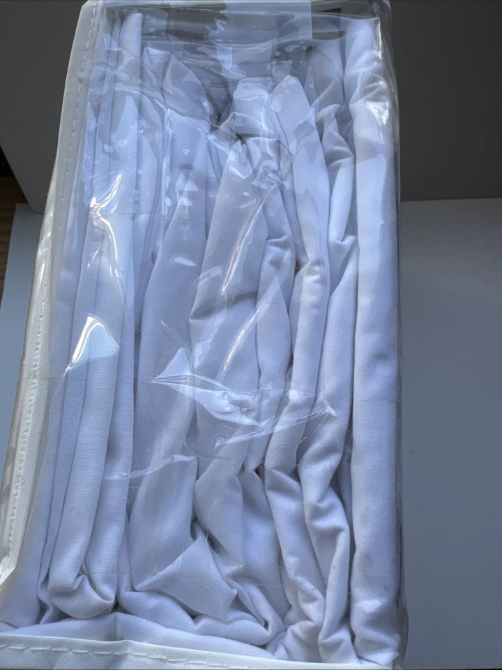 Полный комплект простыней Cannon смесь White Cotten 250 нитей новый из старых запасов Sears 4 штуки - Изображение 4 из 4