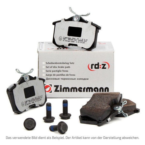 Zimmermann Rd:Z BremsbeläGe FüR Mercedes C-KLASSE W205 S205 C/A205 C253 Hinten-image