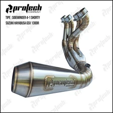 Exhaust For Suzuki GSX 1300R Hayabusa Big Tube Sidewinder Drag Race Competition