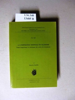 La composition nominale en allemand. Etude linguistique et statistique des carte