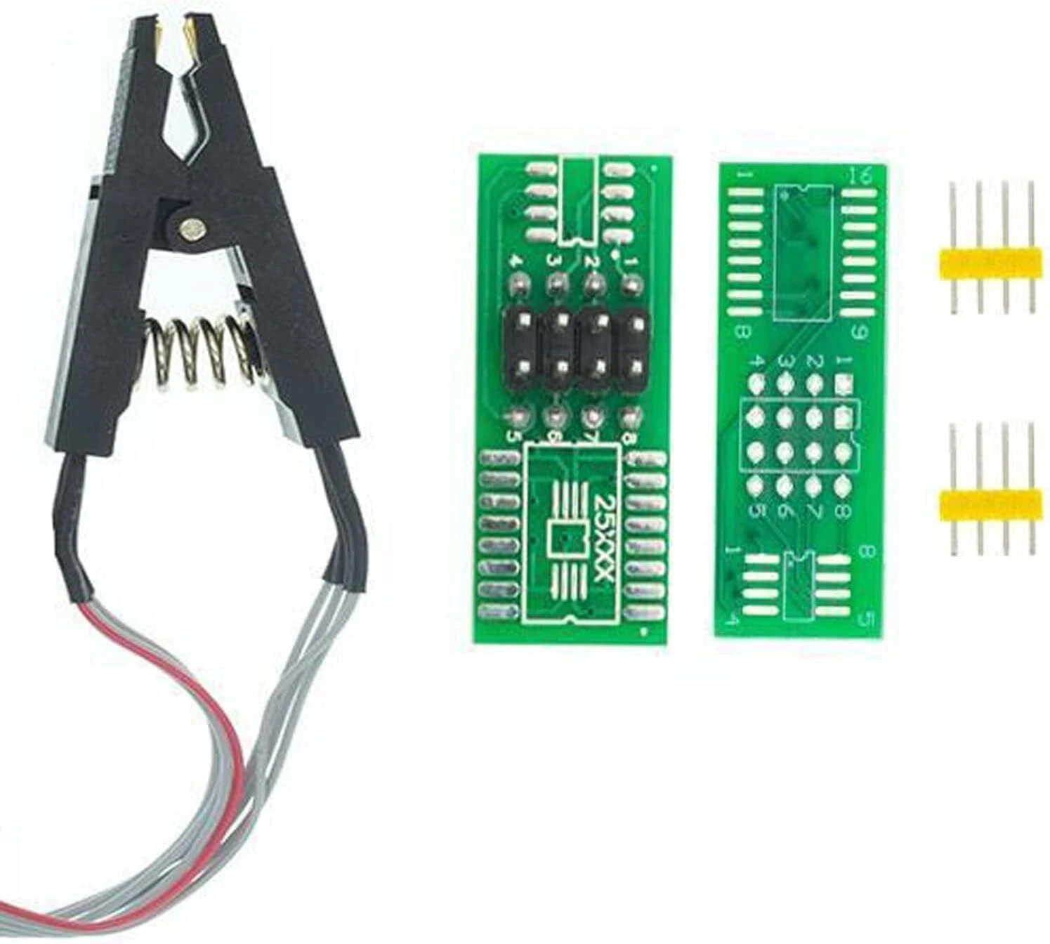 USB Programmer CH341A 24 25 Series Flash Module with SOIC8 SOP8 Test Clip Flash