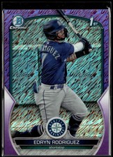 2023 Bowman Chrome  Edryn Rodriguez Prospects Purple Shimmer Refractor /250
