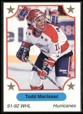 1991-92 7th Inning Sketch WHL #348 Todd MacIsaac