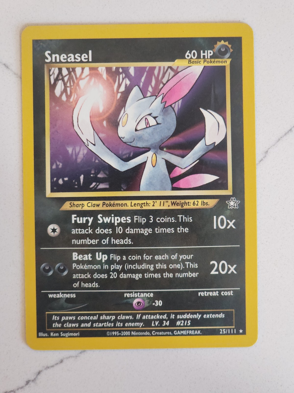 Sneasel 25/111 Neo Genesis Regular