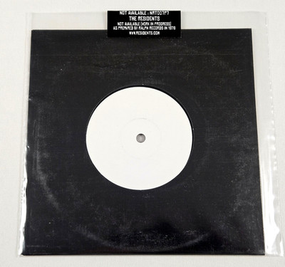The Residents   Not Available (SEALED) Vinyl 7'' (White Label) 2023 Ralph Single